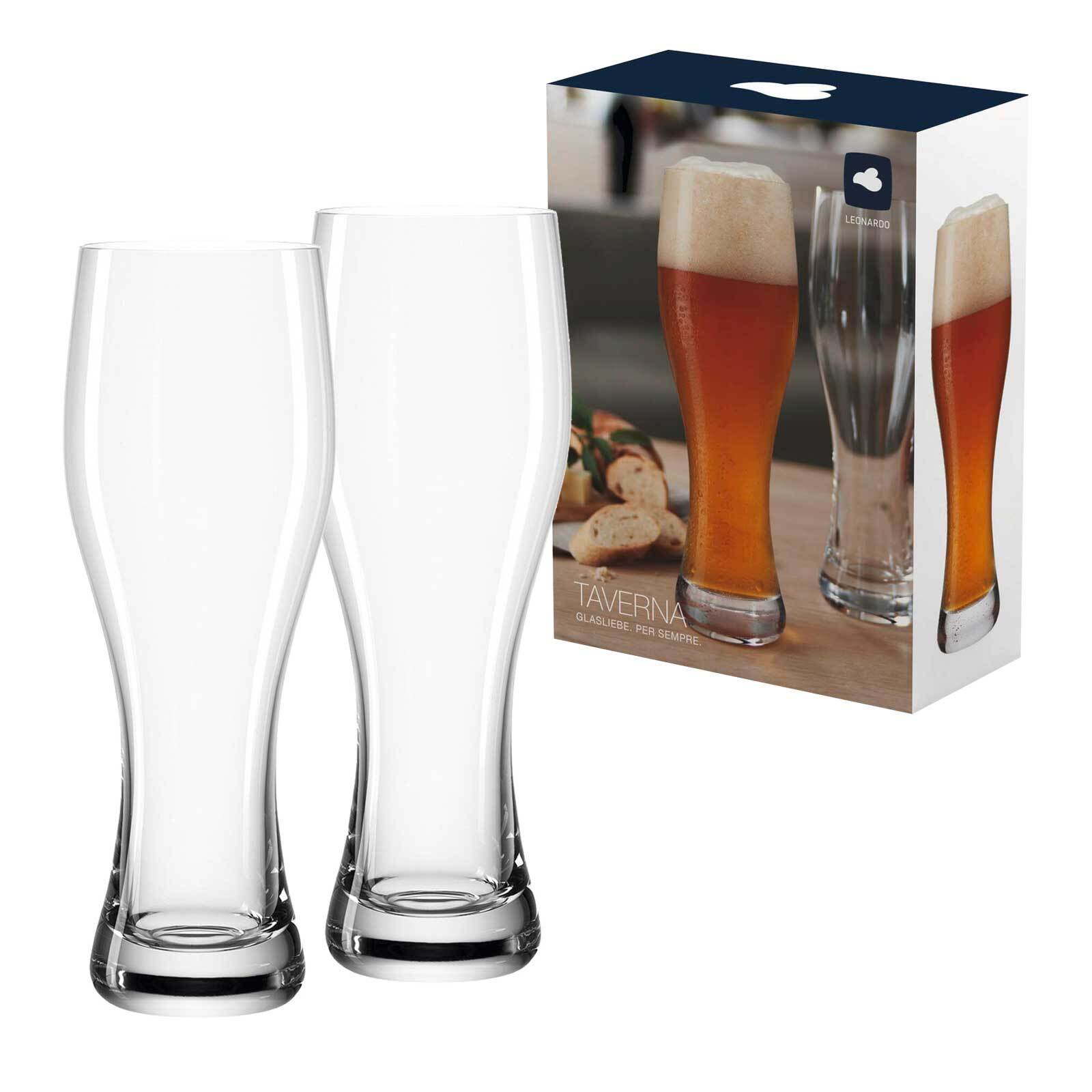 Leonardo Weizenbiergläser Taverna 500 ml 2er Set