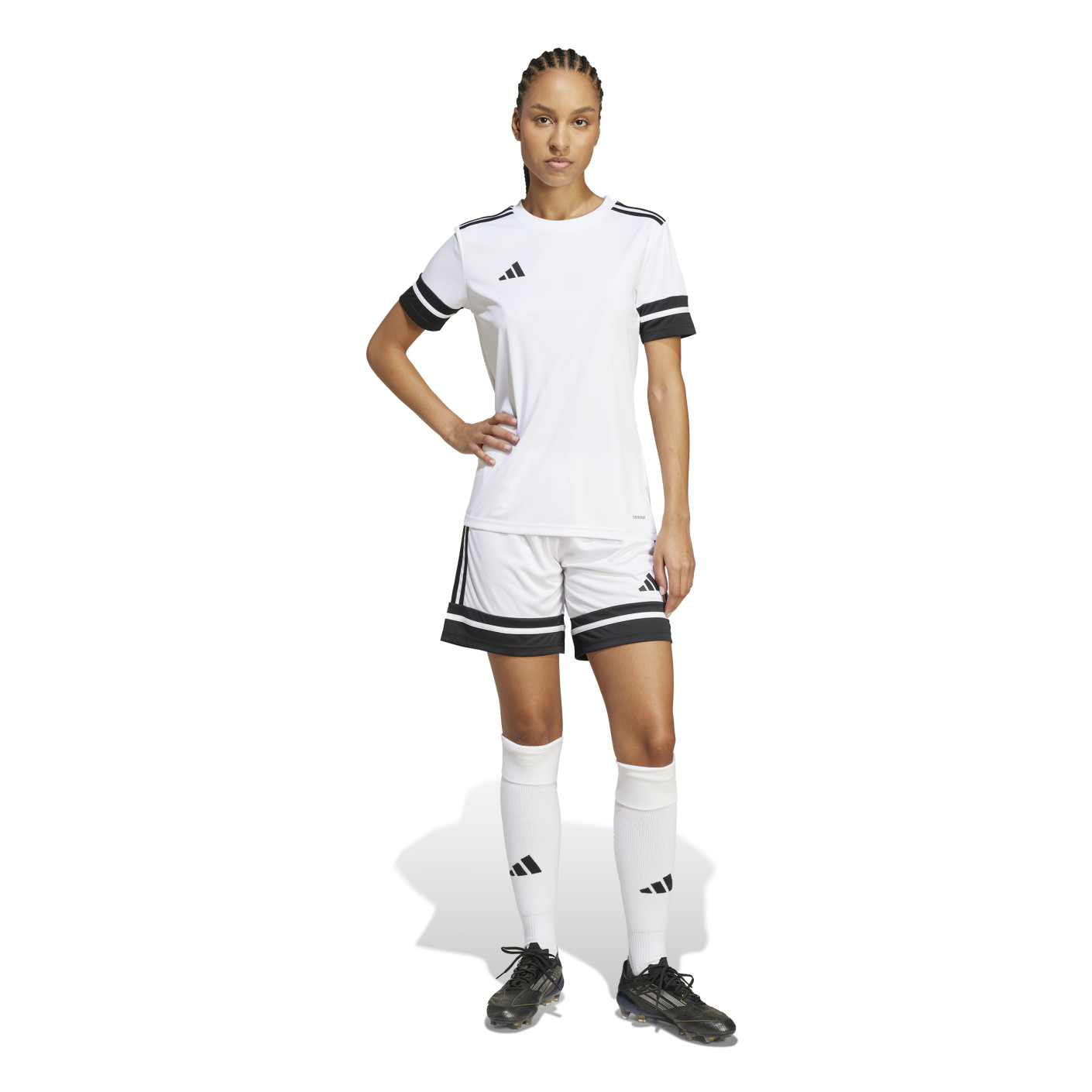 Adidas Squadra 25 Voetbalshirt Dames Wit Zwart