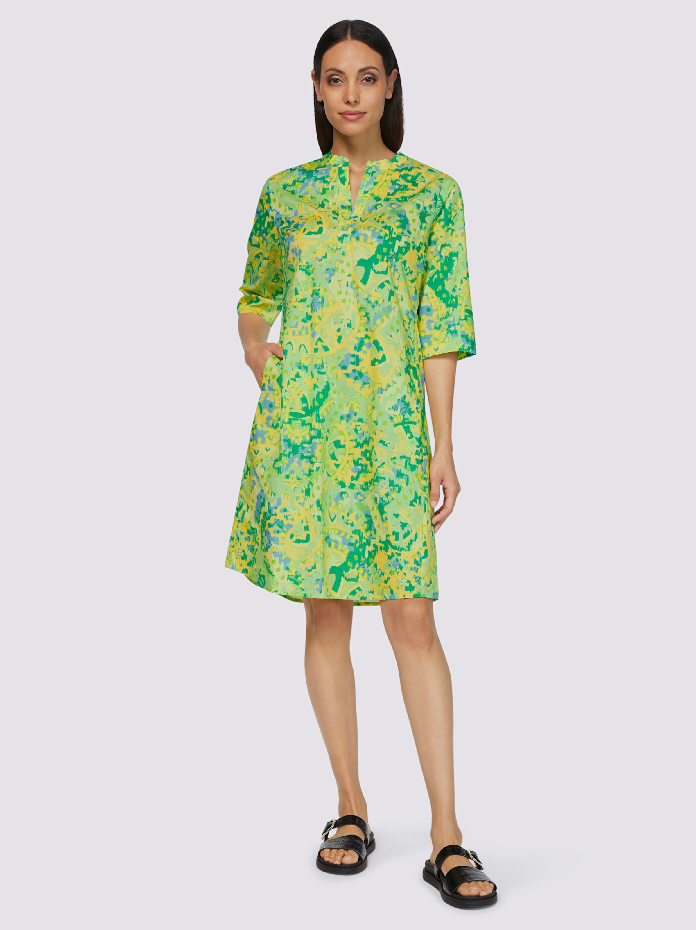 Druck-Kleid