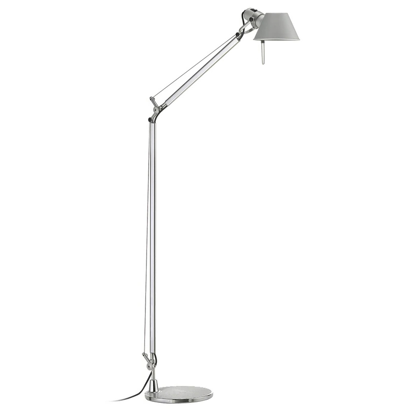 Vloerlamp Tolomeo Lettura aluminium