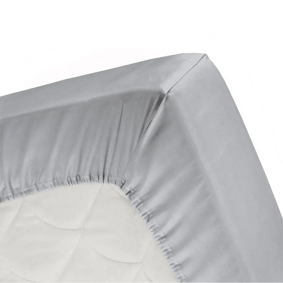 Cinderella - Hoeslaken (tot 25 cm) - Jersey - 70x200 cm - Light Grey