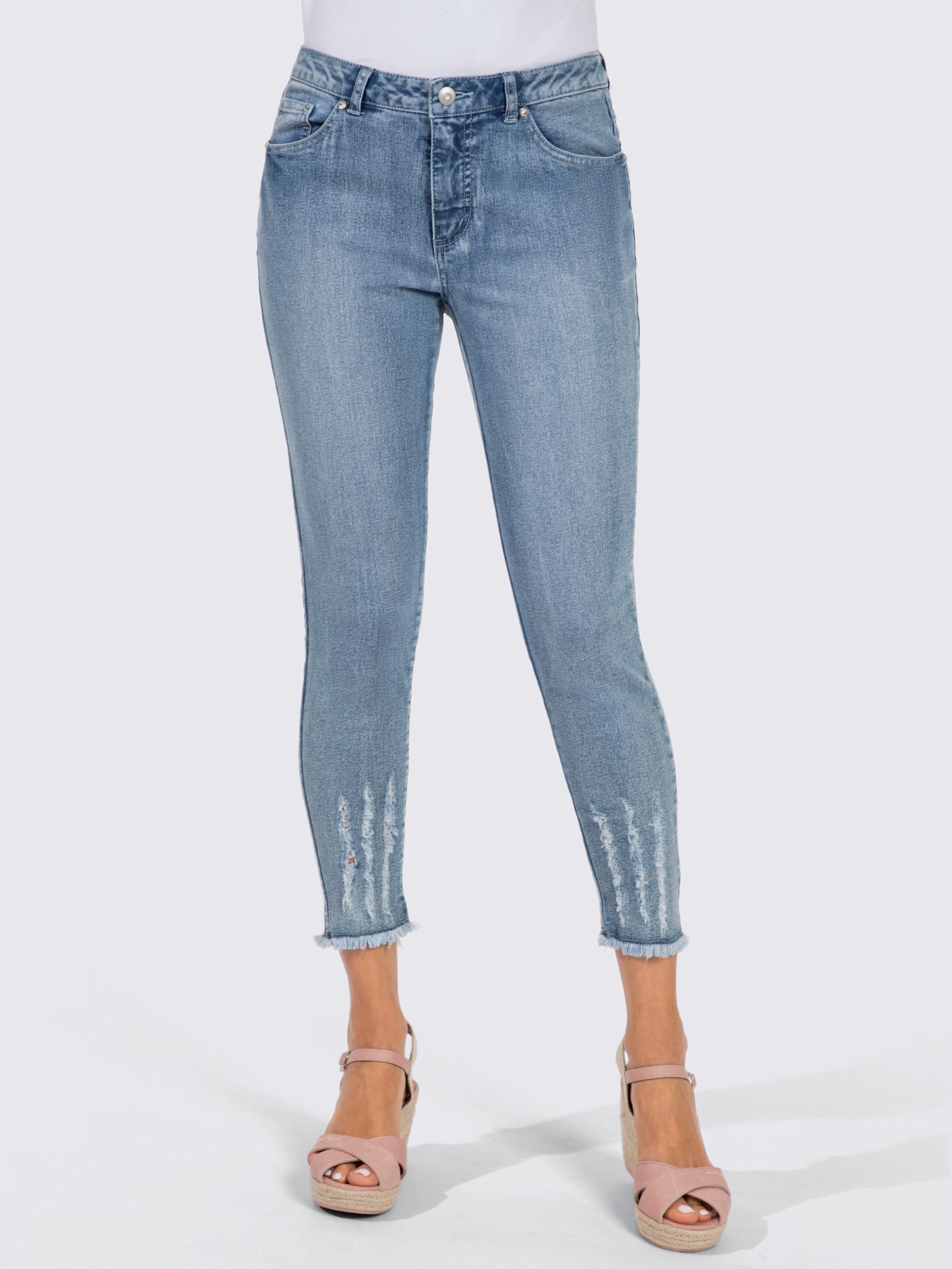 Jean effet « destroy » tendance