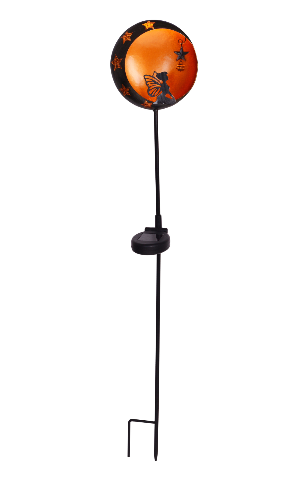 Solar-LED-Erdspieß Elfe - braun - 84 cm hoch