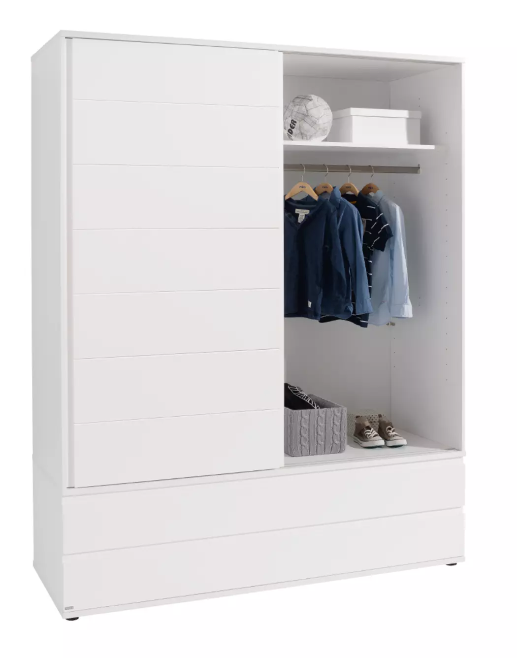 Kleiderschrank Fiona, 124 x 207 cm