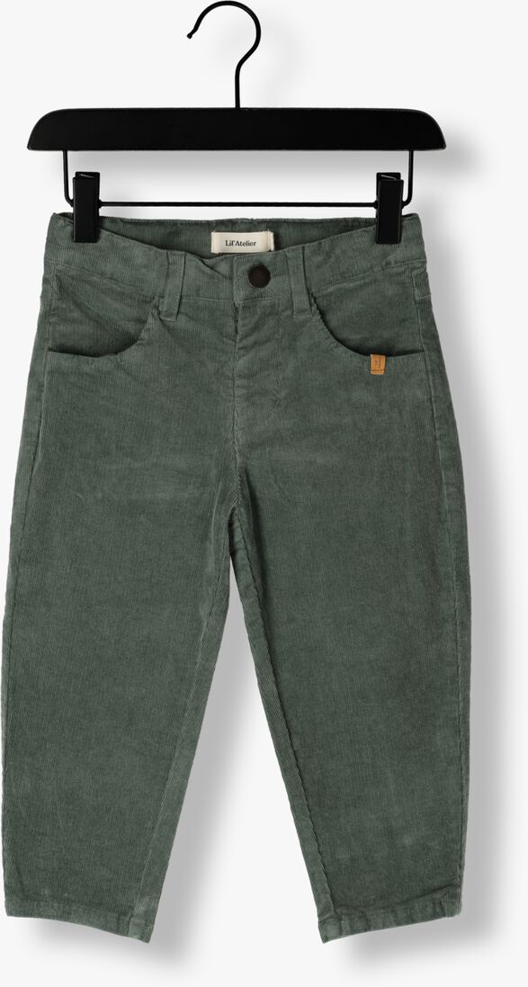 LIL\\' ATELIER groene lil' atelier slim fit jeans nmmryan hw reg an cord pant 5510-ly