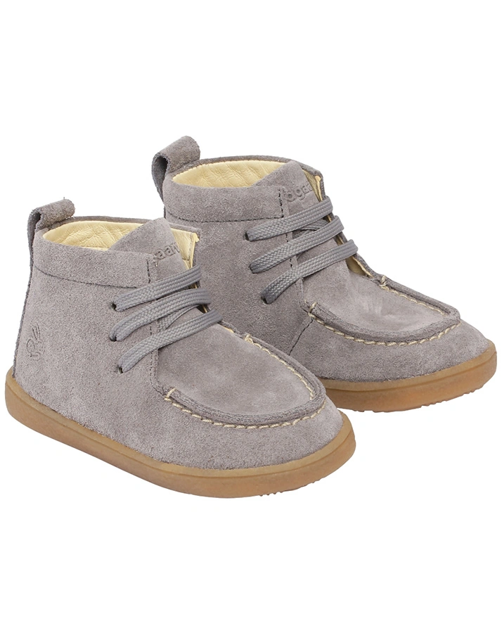 Schnür-Lauflernschuh MOCCA II LACE in grey