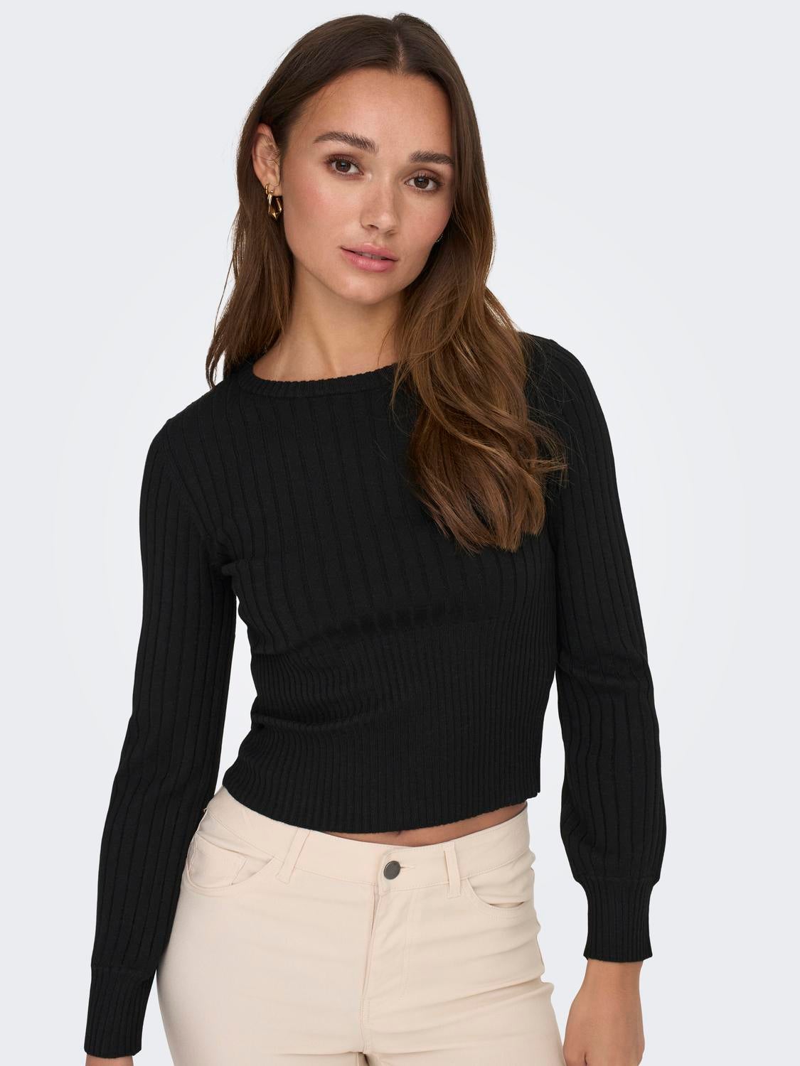 JDYPRIME Strickpullover Black