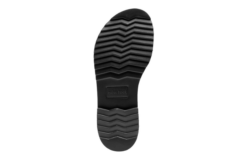 NEW FEET STØVLE I SANDFARVET NUBUCK