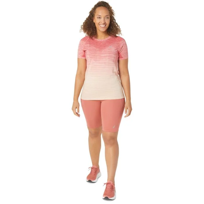 Asics Dame T-shirts Seamless SS Top Pink
