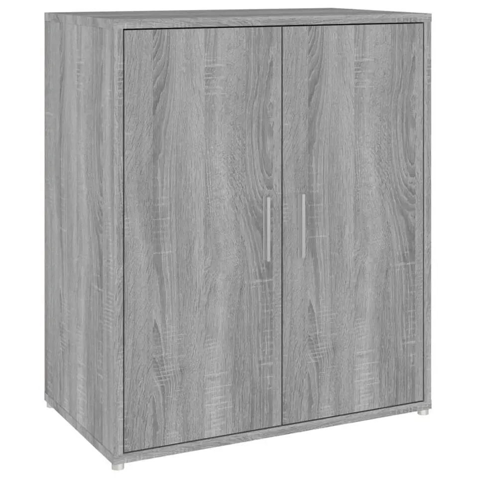 vidaXL - Schoenenrek - Grijs - Bewerkt hout - 60 x 35 x 70 cm