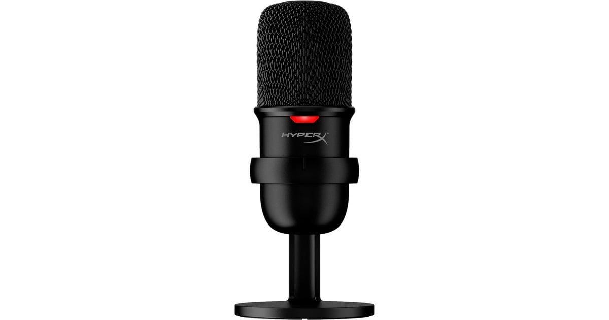HyperXSoloCast microfoon  (Zwart, Pc)
