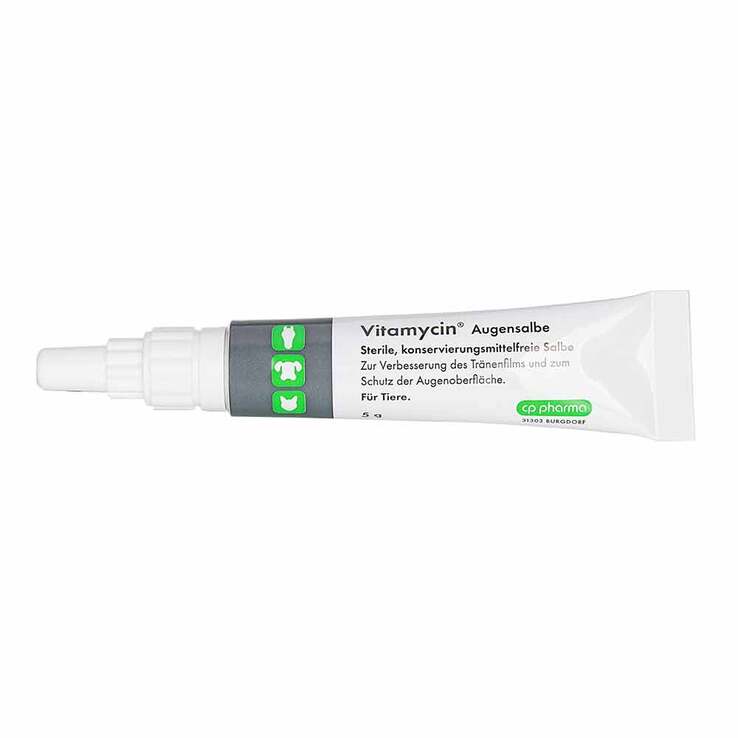 CP Vitamycin Augensalbe für Tiere, 5 g