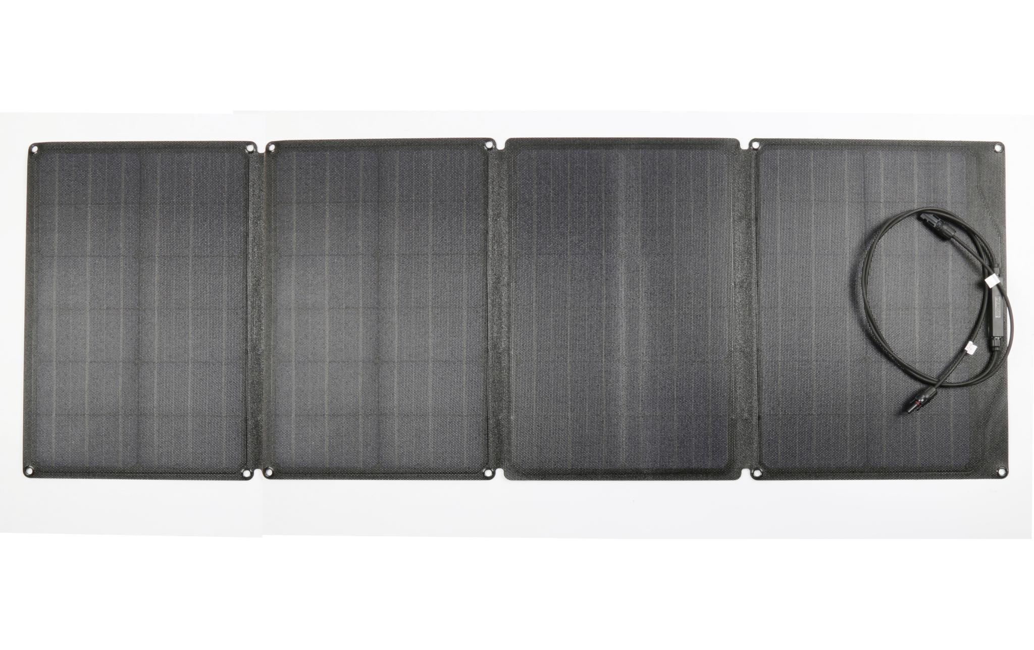 Solarpanel Monokristalin Modul, faltbar, Schwarz 110 W<br>Faltbares Ecoflow Solarmodul