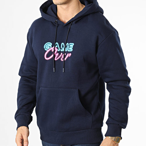 Sweat Capuche GK-1128 Bleu Marine