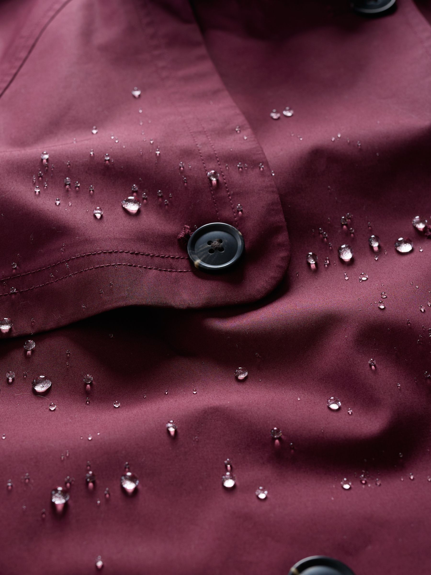 Paars - Seasalt Cornwall - Penweathers - Waterdichte trenchcoat