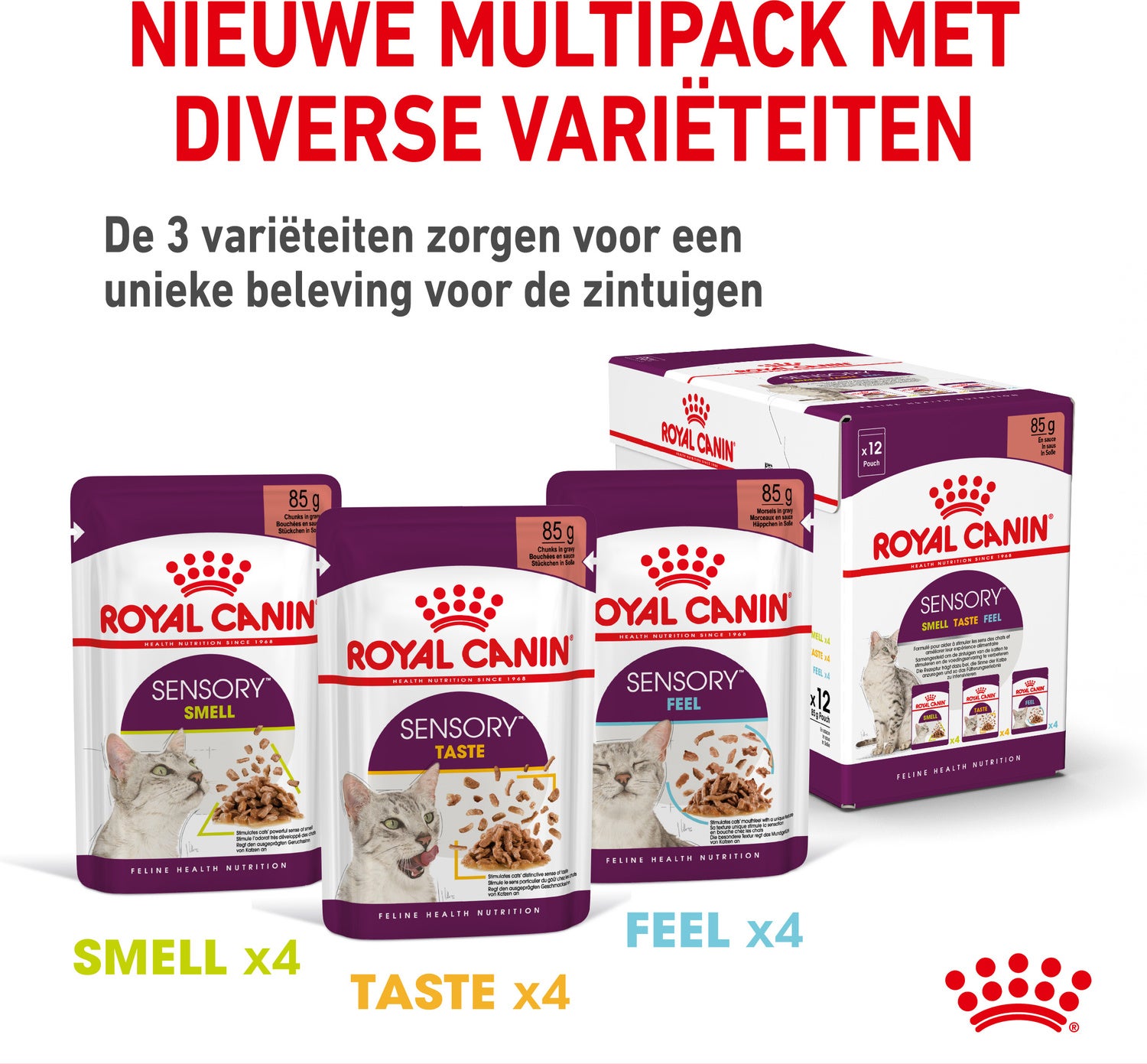 Royal Canin kattenvoer in saus Sensory Feel 85 g 12 stuks