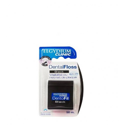 Elgydium Clinic Fita Dentária Black com Clorohexidina 50m