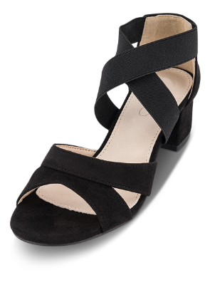 B&CO Damesandal med hæl Sort 4214100710