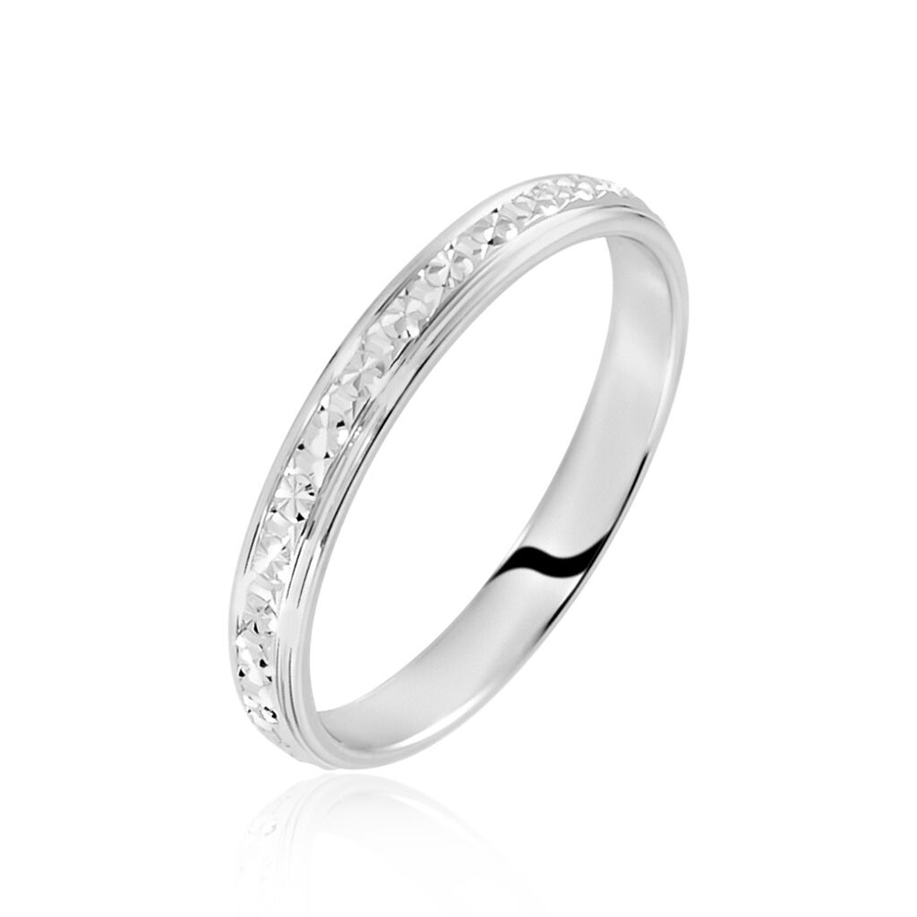 Alliance Marine Ruban Plat Or Blanc