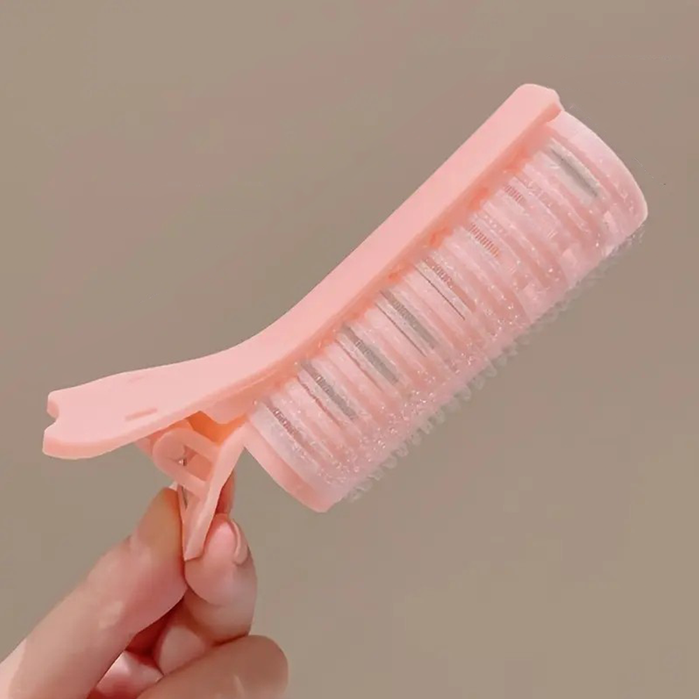 (110x35mm) Haarspangen Volumen Clip Lockenwickler Klammer - Rosa