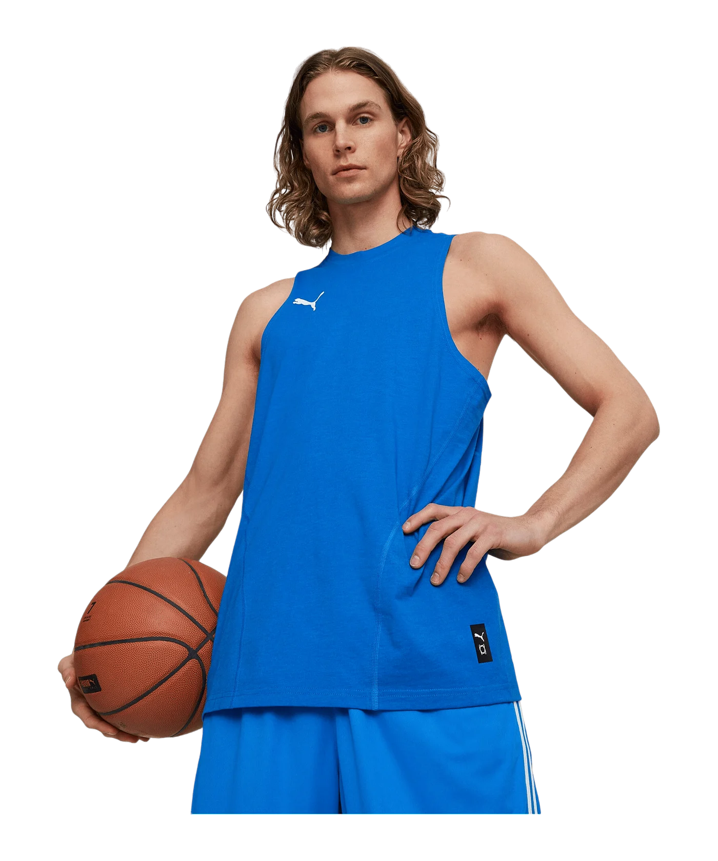 PUMA Hoops Team Drycell Tanktop Blau F07