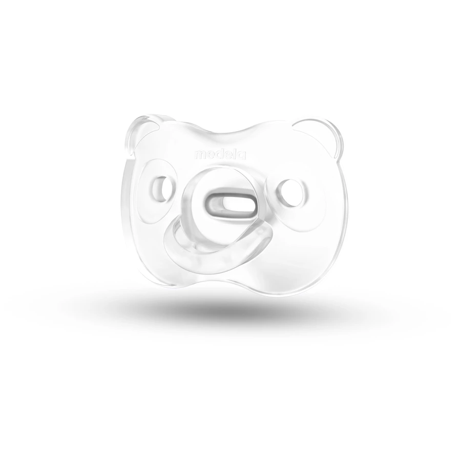 Medela Baby Schnuller Soft Silicone 0-6 UNO transparent, 2 Stück