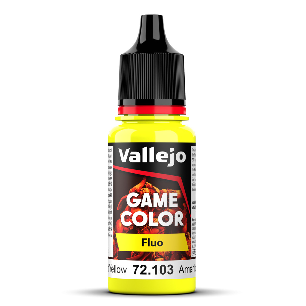 Vallejo - Game Color Fluo : Fluorescent Yellow
