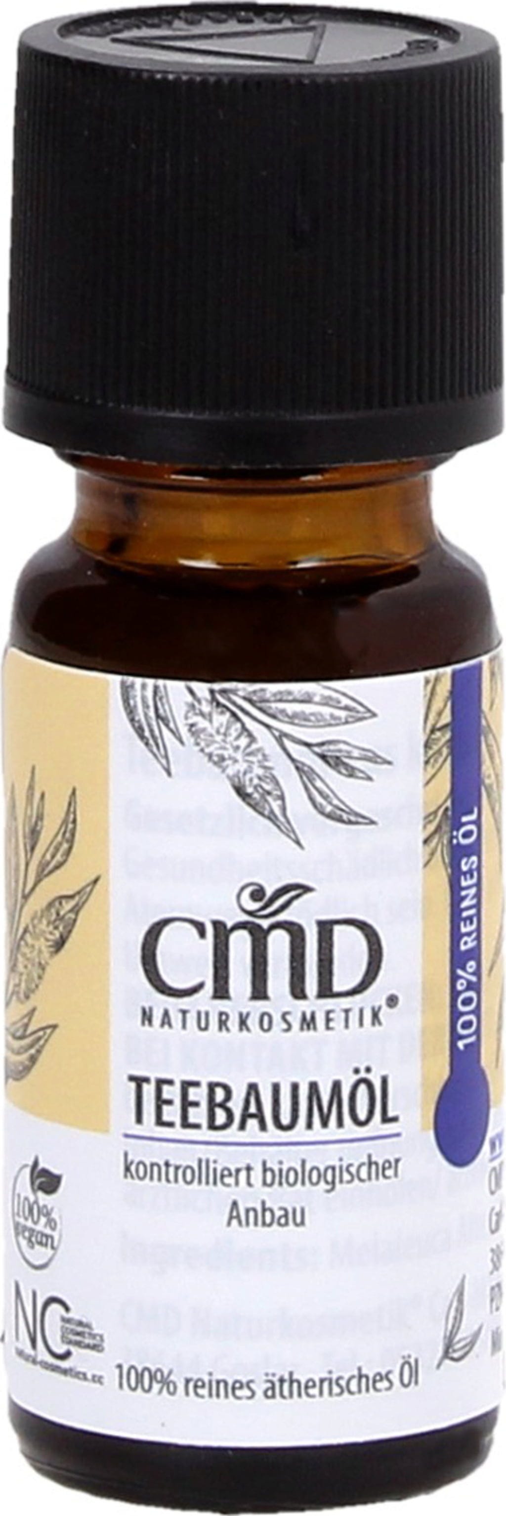 CMD Naturkosmetik  Teebaumöl mit Tropfeinsatz, 10 ml