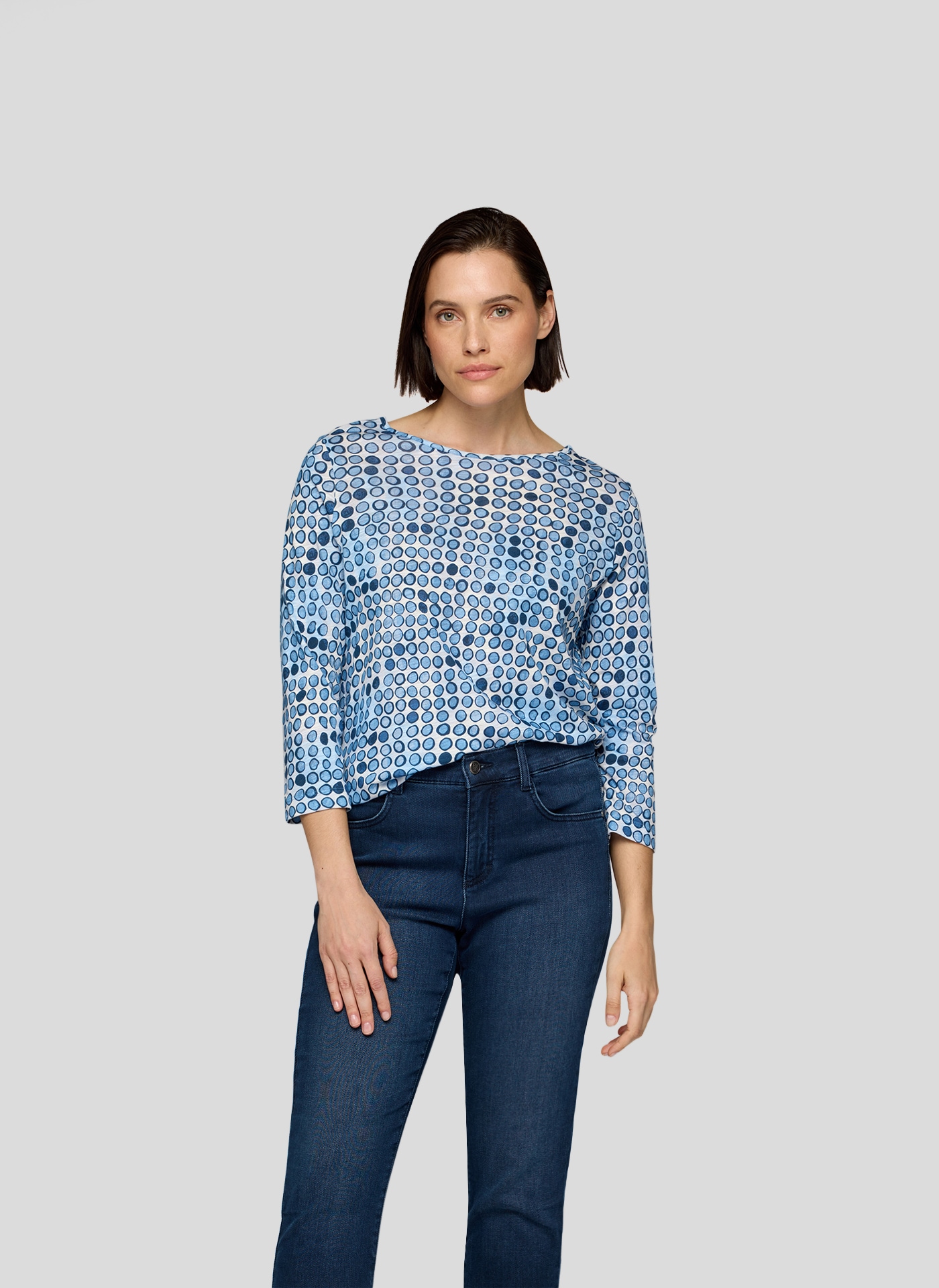 Rabe 3/4-Arm-Shirt mit All-Over Print