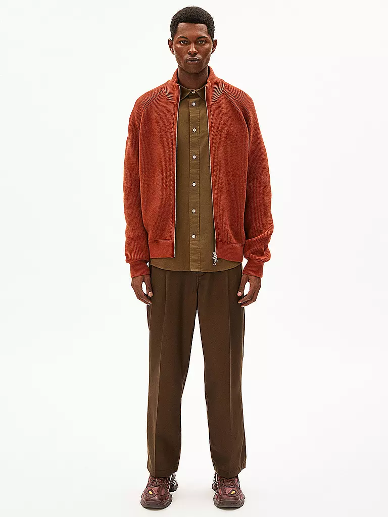 ARMEDANGELS Strickjacke AARTYOM orange