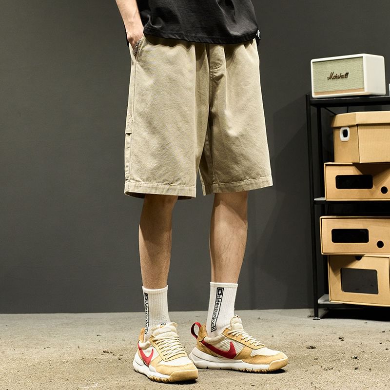 Cowpow - Cargoshorts met effen applicatie en gemiddelde taille
