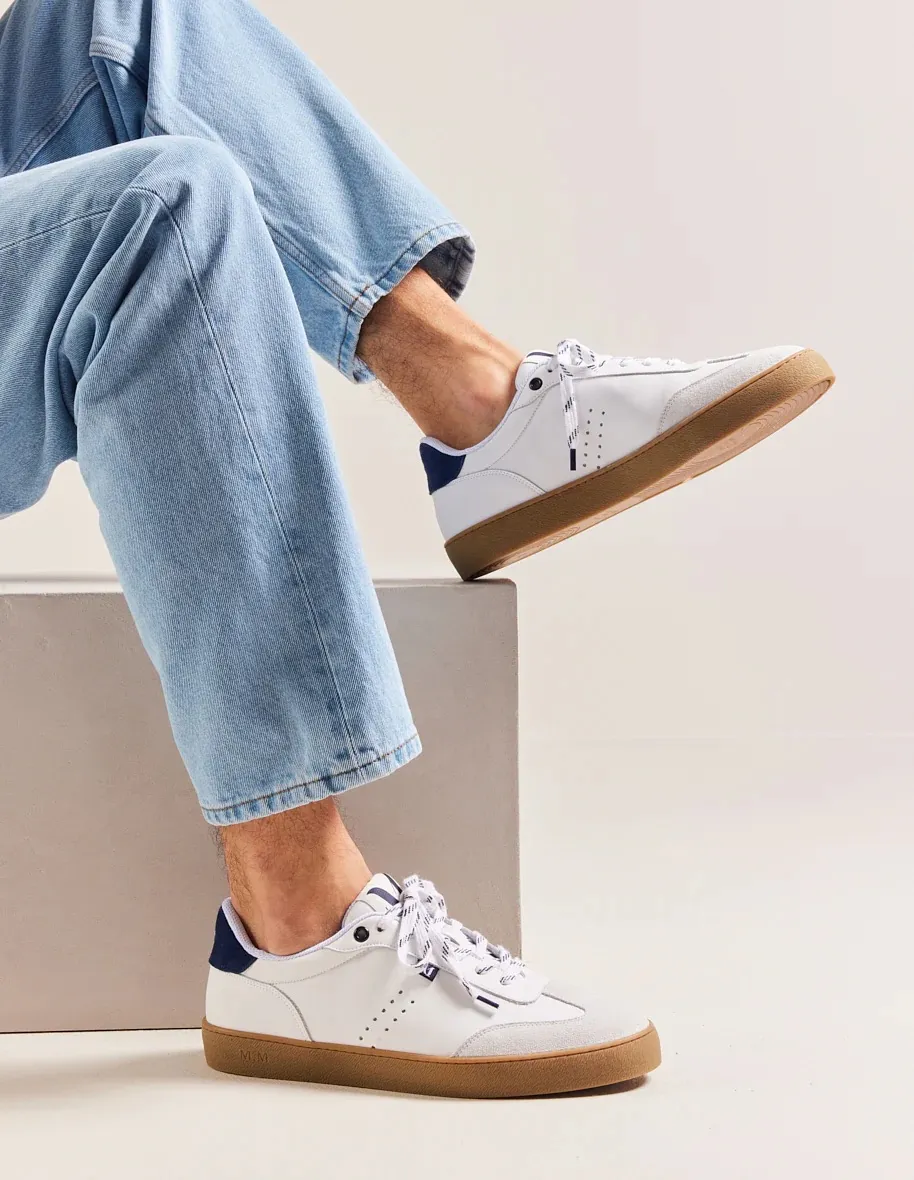 Baskets basses Pablo M.Moustache