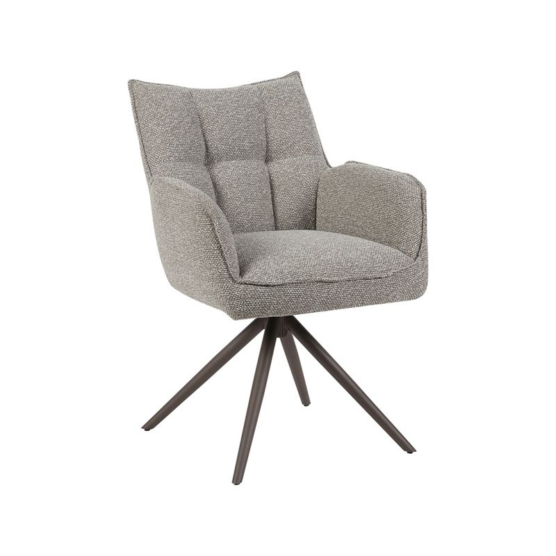 Eetkamerstoel Melody Mushroom/Brons onderstel