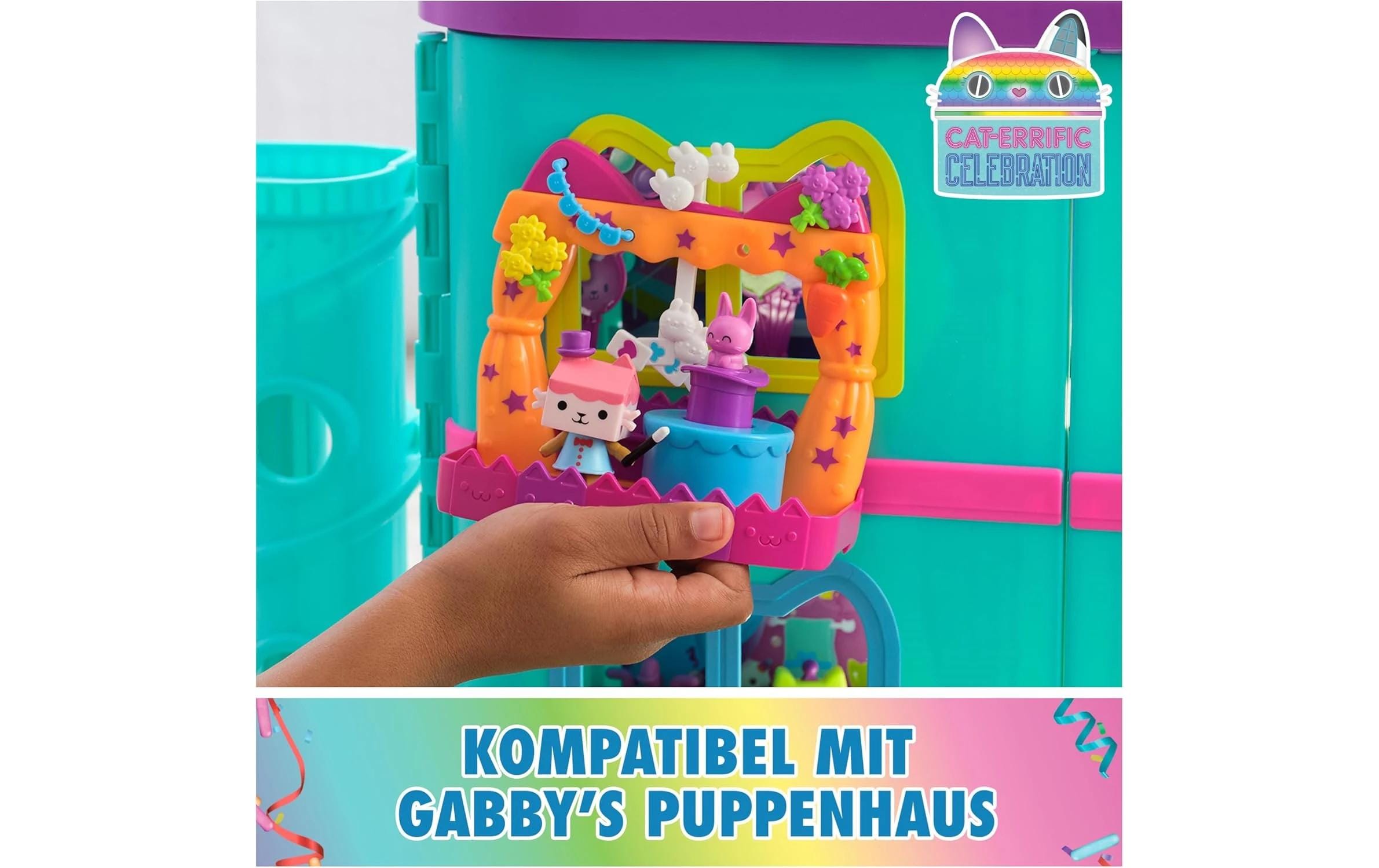 Gabby's Dollhouse Cat's Talent Show Balcony SetSpielset