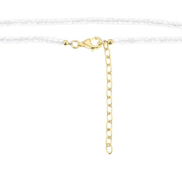 Star-Collier, Zirkonia, ca. 45 + 5 cm, Silber 925