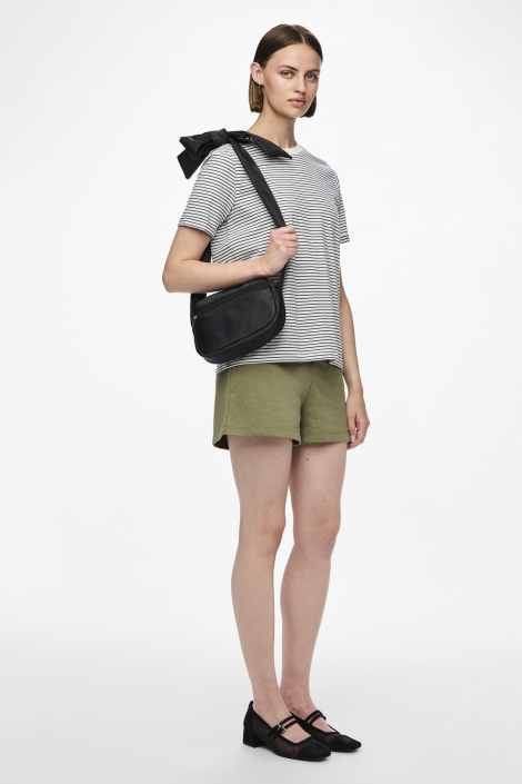 Pieces groene dames korte broek