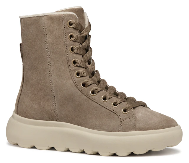 Geox Schnürboots »D SPHERICA EC4.1 D«  Plateau Boot, Chunky Boot, Winterboot mit Warmfutter