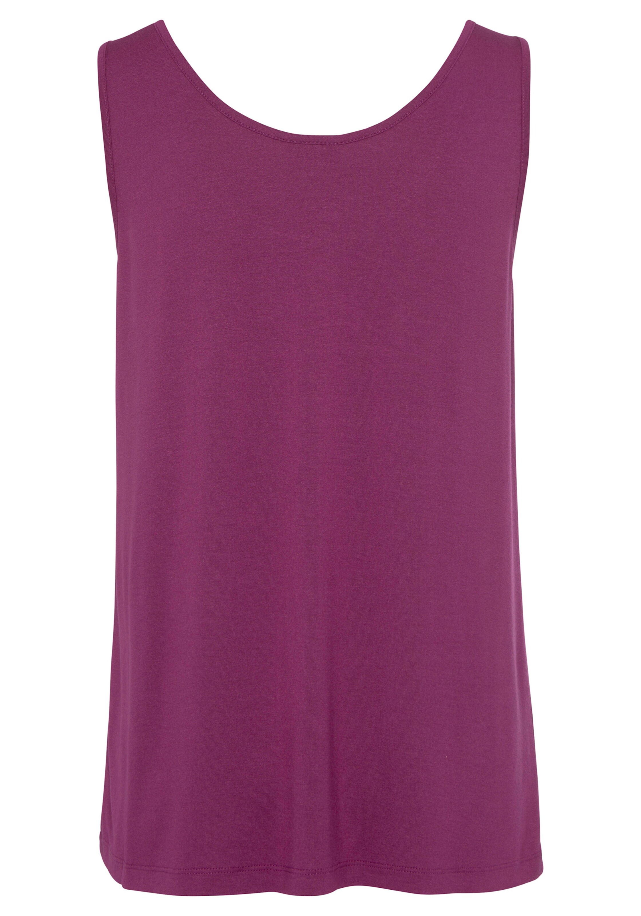 Beachtime Tanktop in lila+weiß