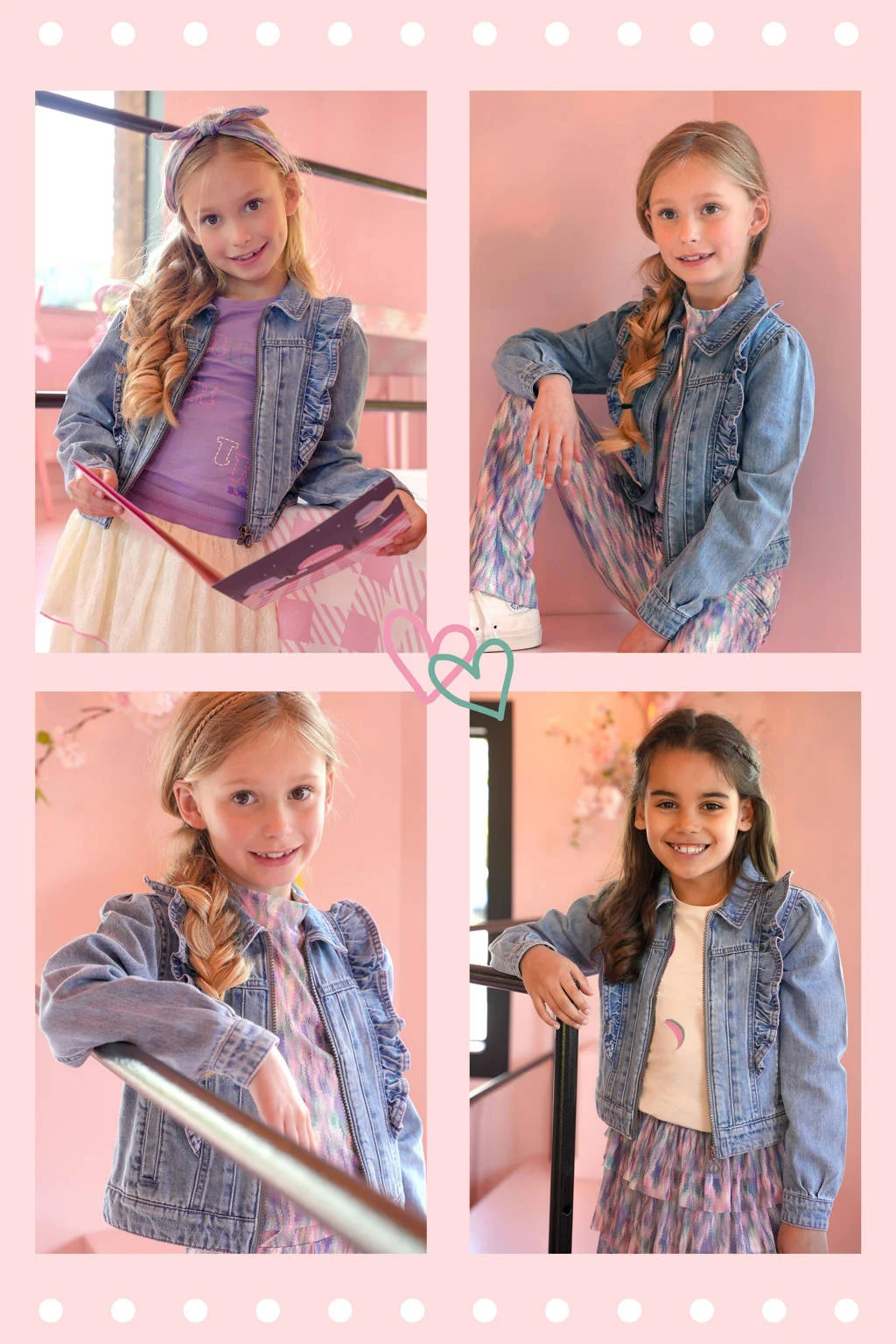 B.Nosy spijkerjas light blue denim