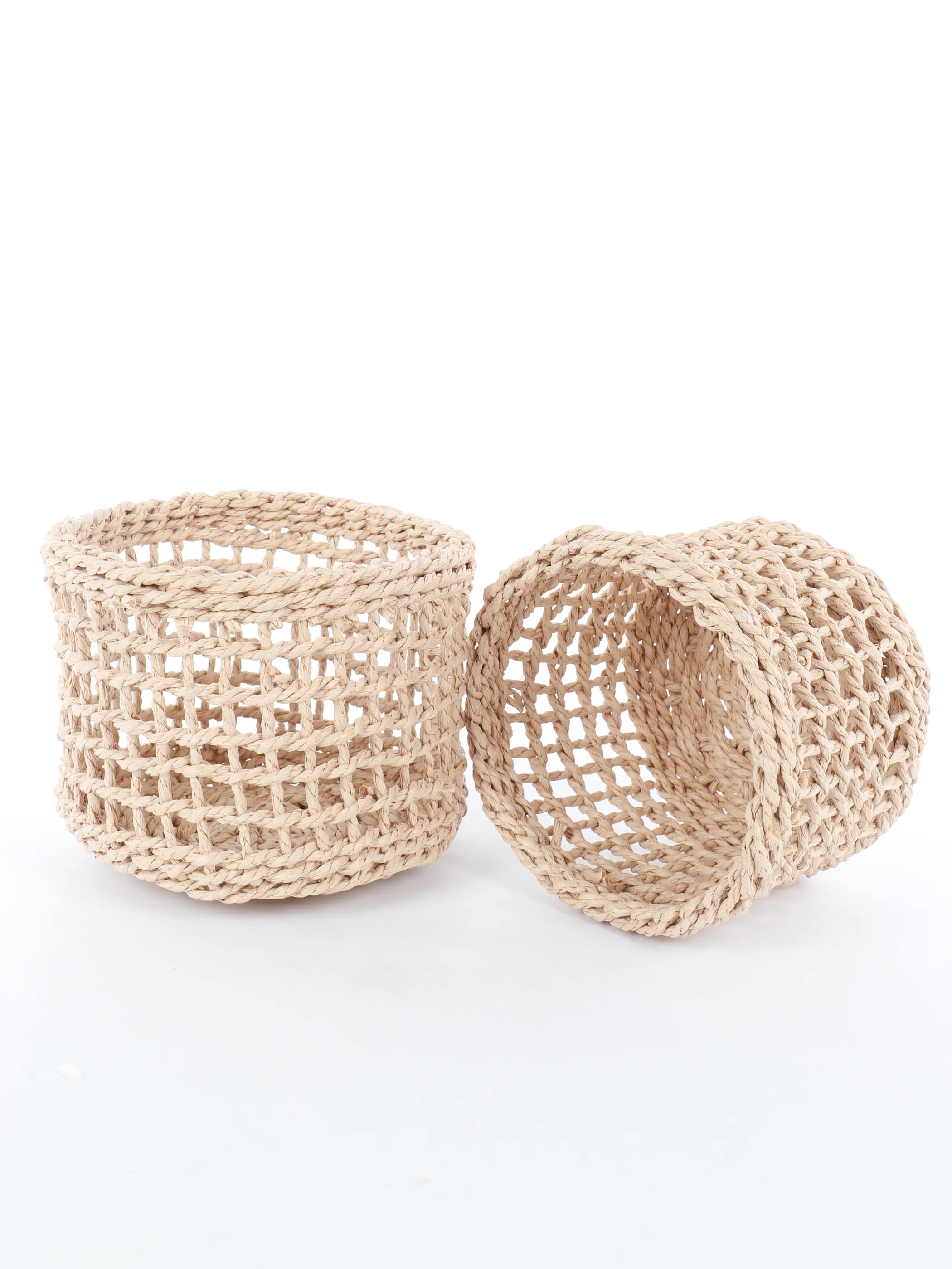 Naturkörbe im 2er Pack, 18x14cm und 16x12cm