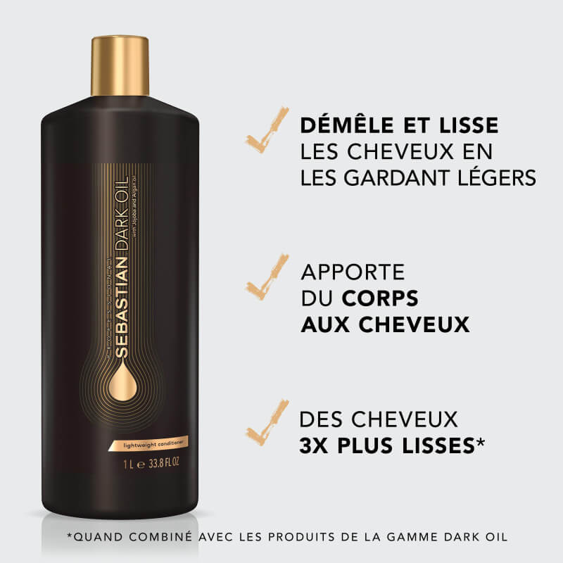 Conditionneur léger disciplinant Dark Oil Sebastian 1L