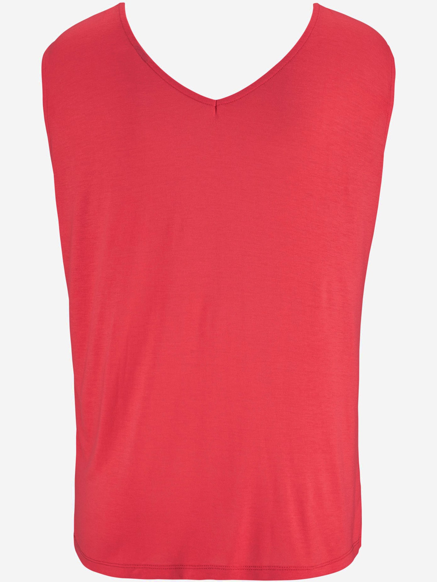 T-shirt col v avec cordons