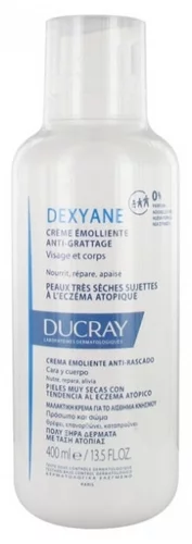 Ducray — Crème Émolliente Anti-grattage — Crème pour peaux très sèches et atopique — Dexyane 400ml