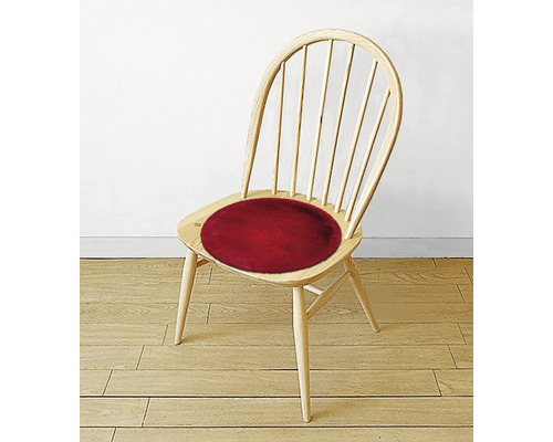 Romance zitkussen set van 4, rood, Ø 35 cm
