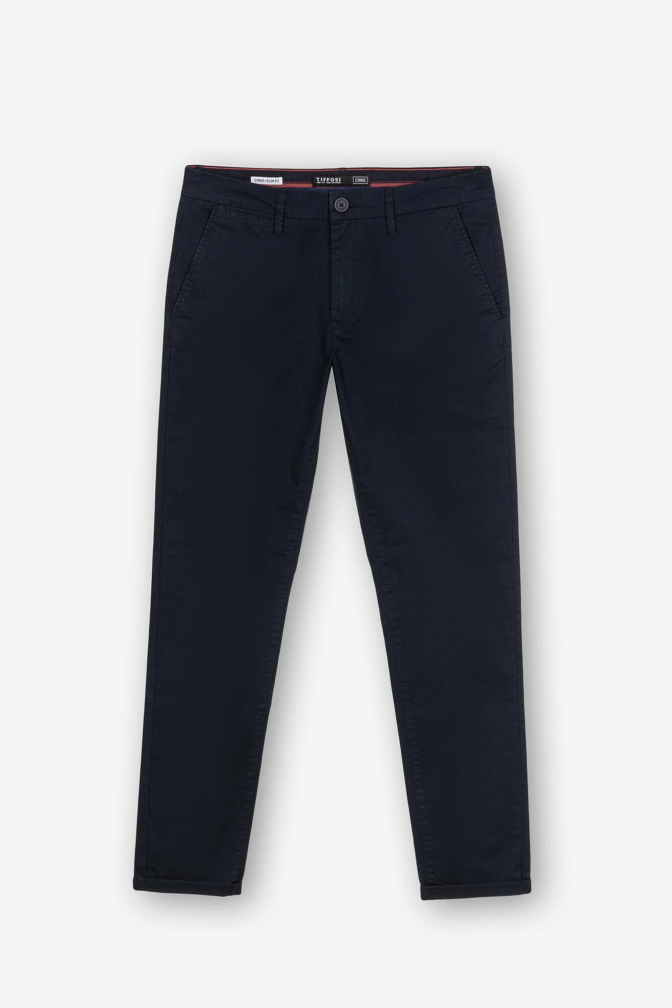 Calças chino de corte slim