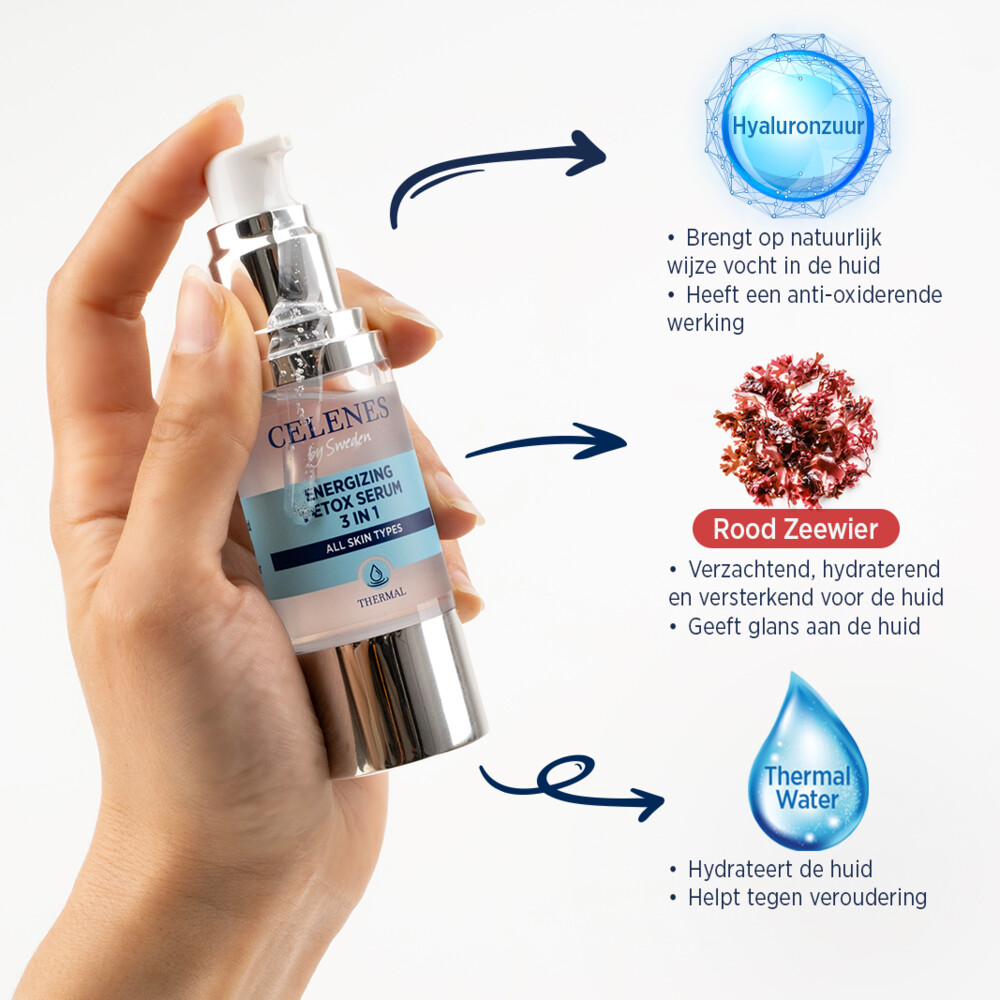 Celenes Thermal Energizing Detox Serum 3 in 130 ml