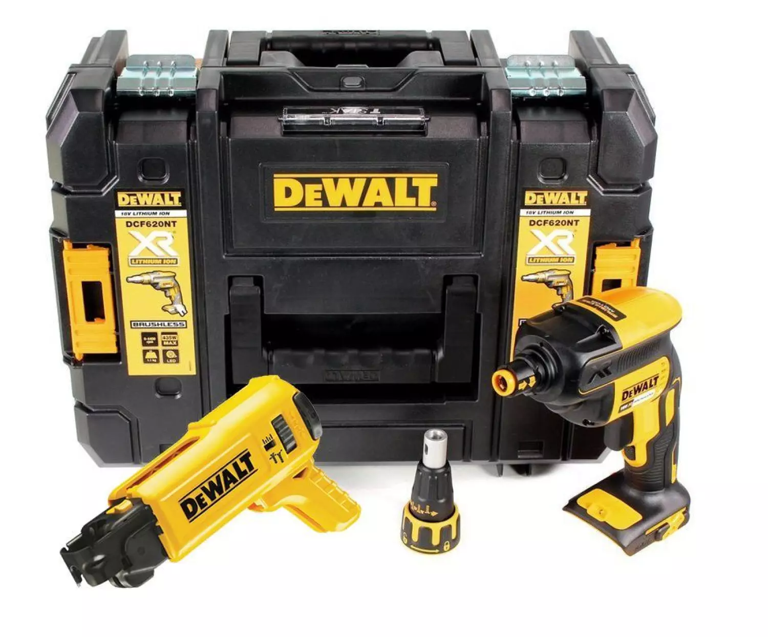 DeWALT DCF620NT 18V Li-Ion accu gipsschroefmachine body in TSTAK   gratis bandschroefmechanisme - koolborstelloos