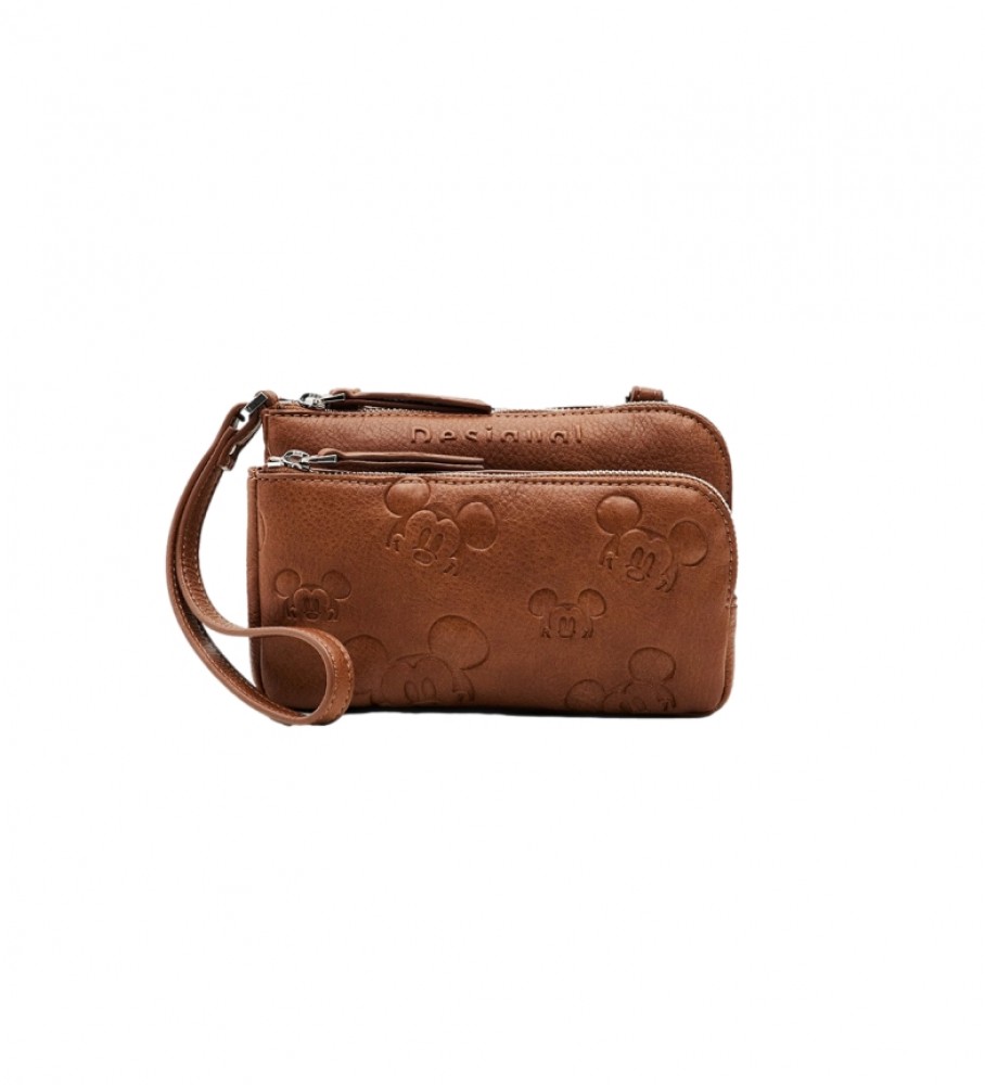 Desigual Carteira All Mickey Linda Marrom
