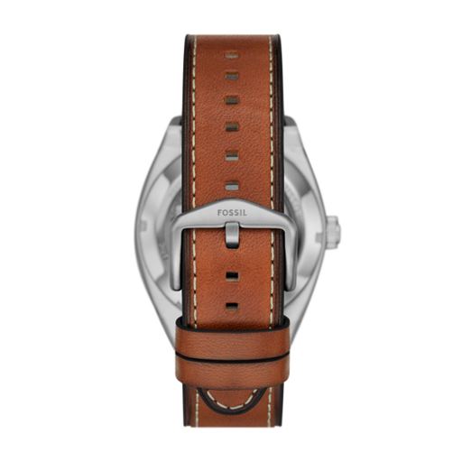 Fossil Everett ME3261 Herreur, Silver/Brown, 42 mm