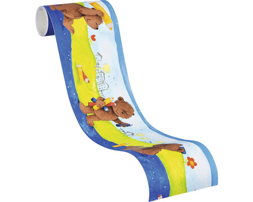 Rand 8960-18 Alleen Randen 9 zelfklevende Teddybeer op weide 5 m x 13,2 cm